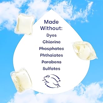 Dropps Odor & Stain Biobased Power Laundry Detergent Pods, Crisp Breeze HE Compatible Laundry Pods for Fresh Clothes - Laundry Soap Supplies & Recyclable Paperboard Packaging