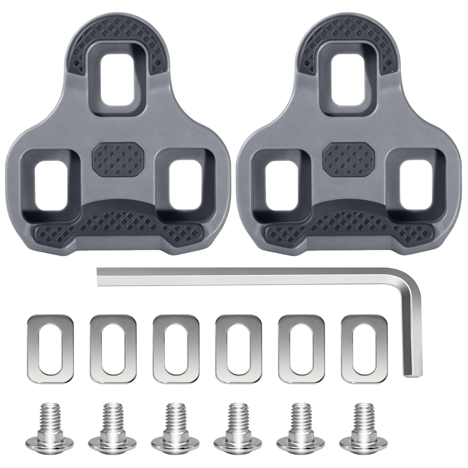 Calas de Ciclismo Look Keo Bike Gris 4.5° para Pedales de Carretera y MTB