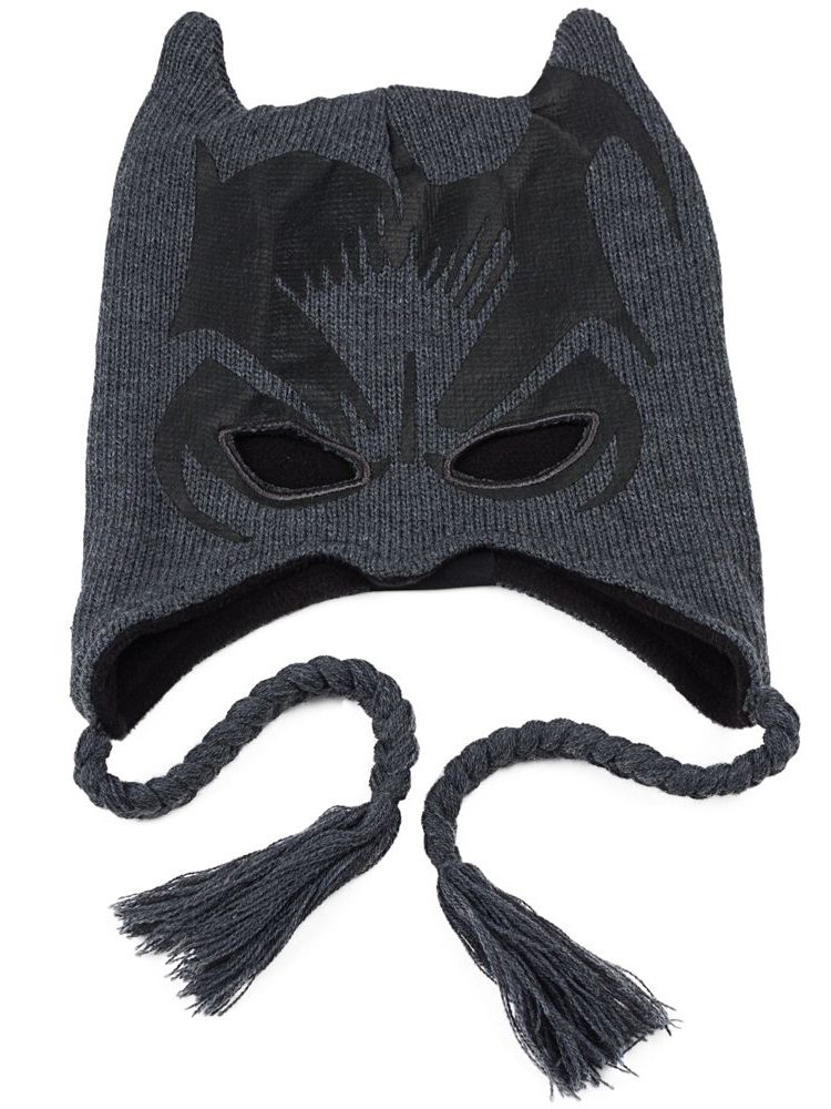 AnimewildDC Comics Batman The Dark Knight I Am Batman Knit Peruvian Beanie Hat