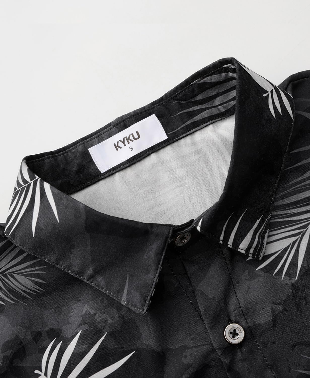 KYKU Hawaiian Shirt for Men: Beach Vacation Summer Short Sleeve Button Down Mens Shirts Casual Stylish - Image 5