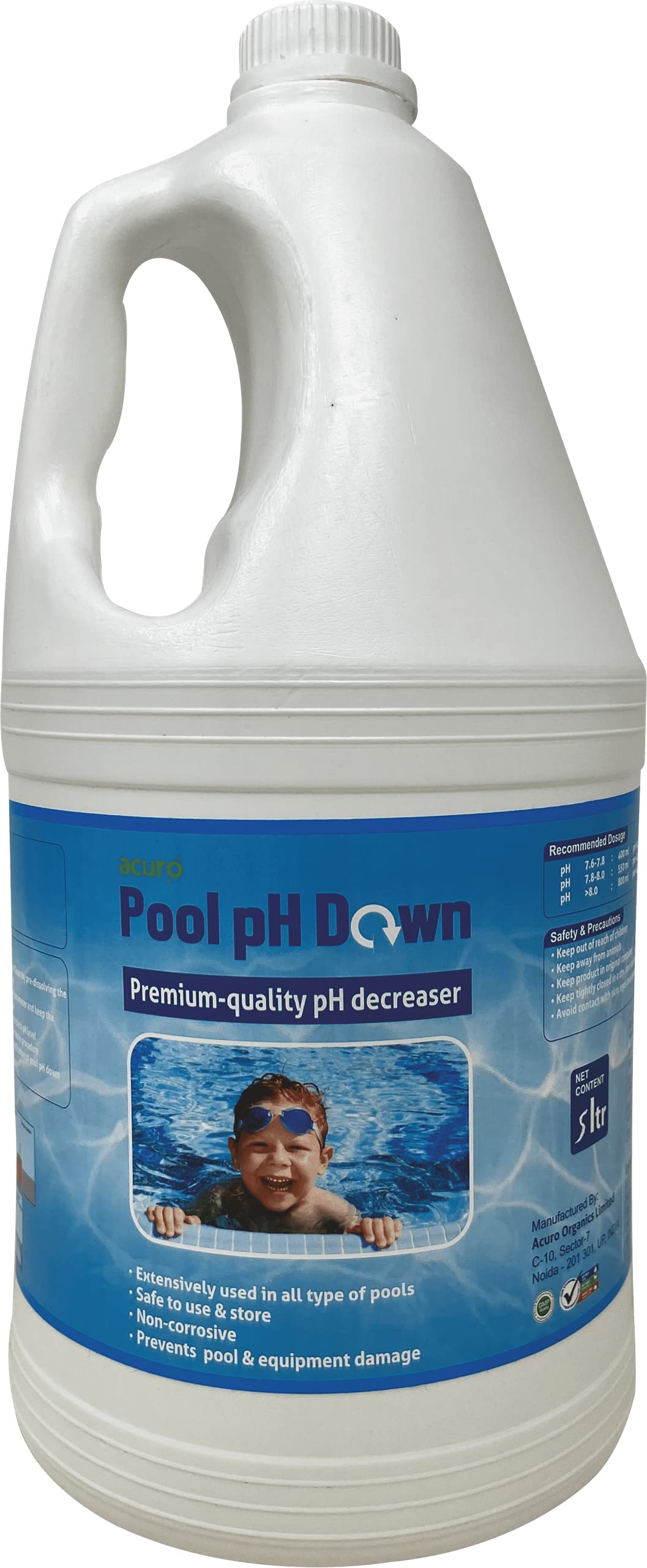 Pool pH Down pH Reducer for Swimming Pools (5 LTR)