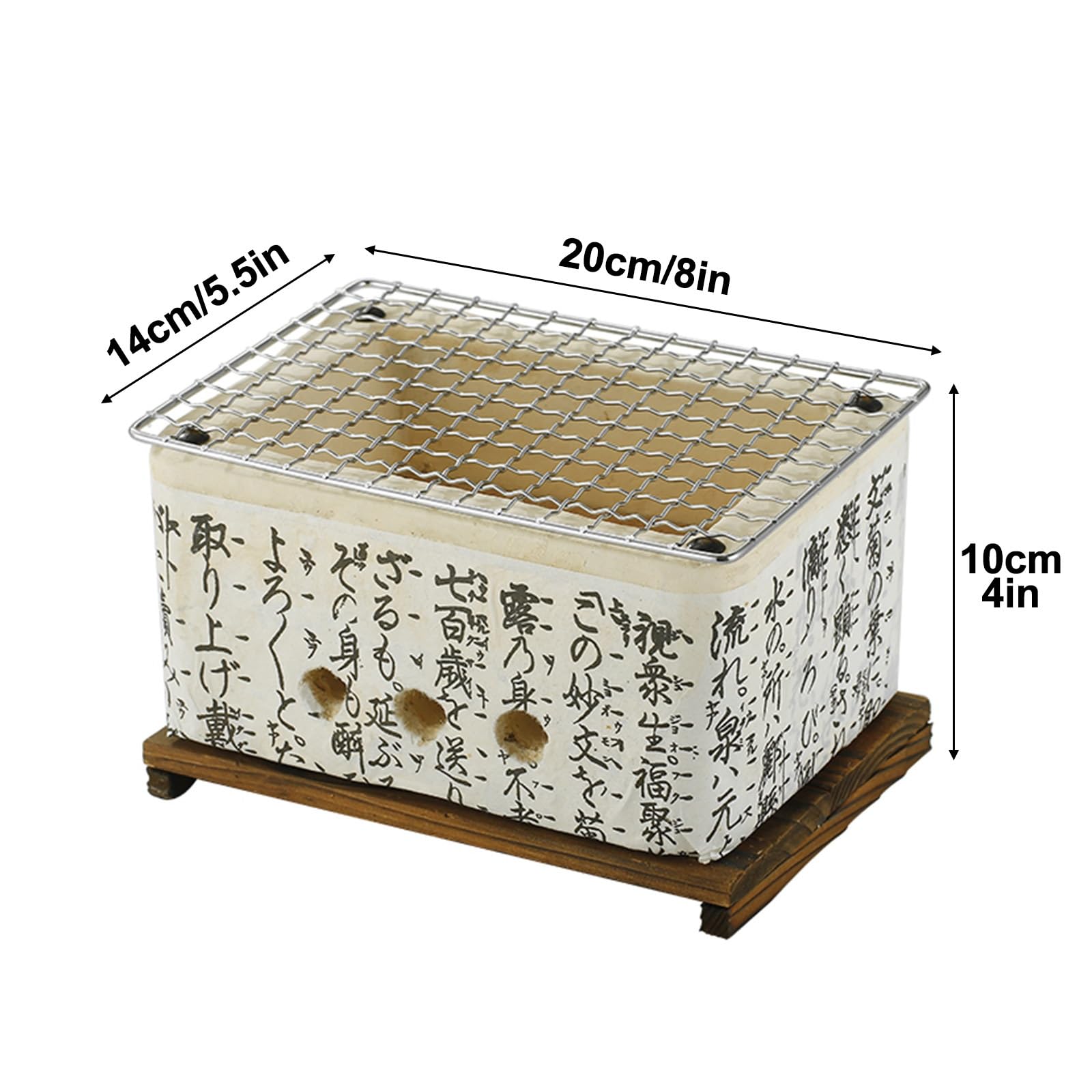 Amazon.com: Japanese Clay Charcoal Stove, Camping Wood Stove