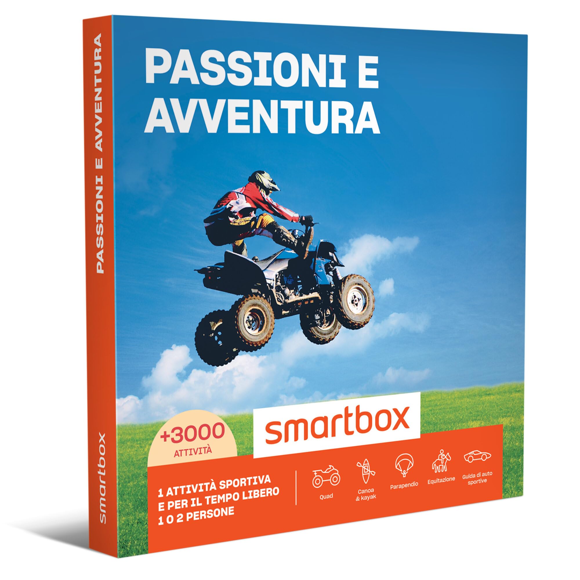 SMARTBOX - Passioni e avventura - Cofanetto regalo - 1 attività sportiva per 1 o 2 persone