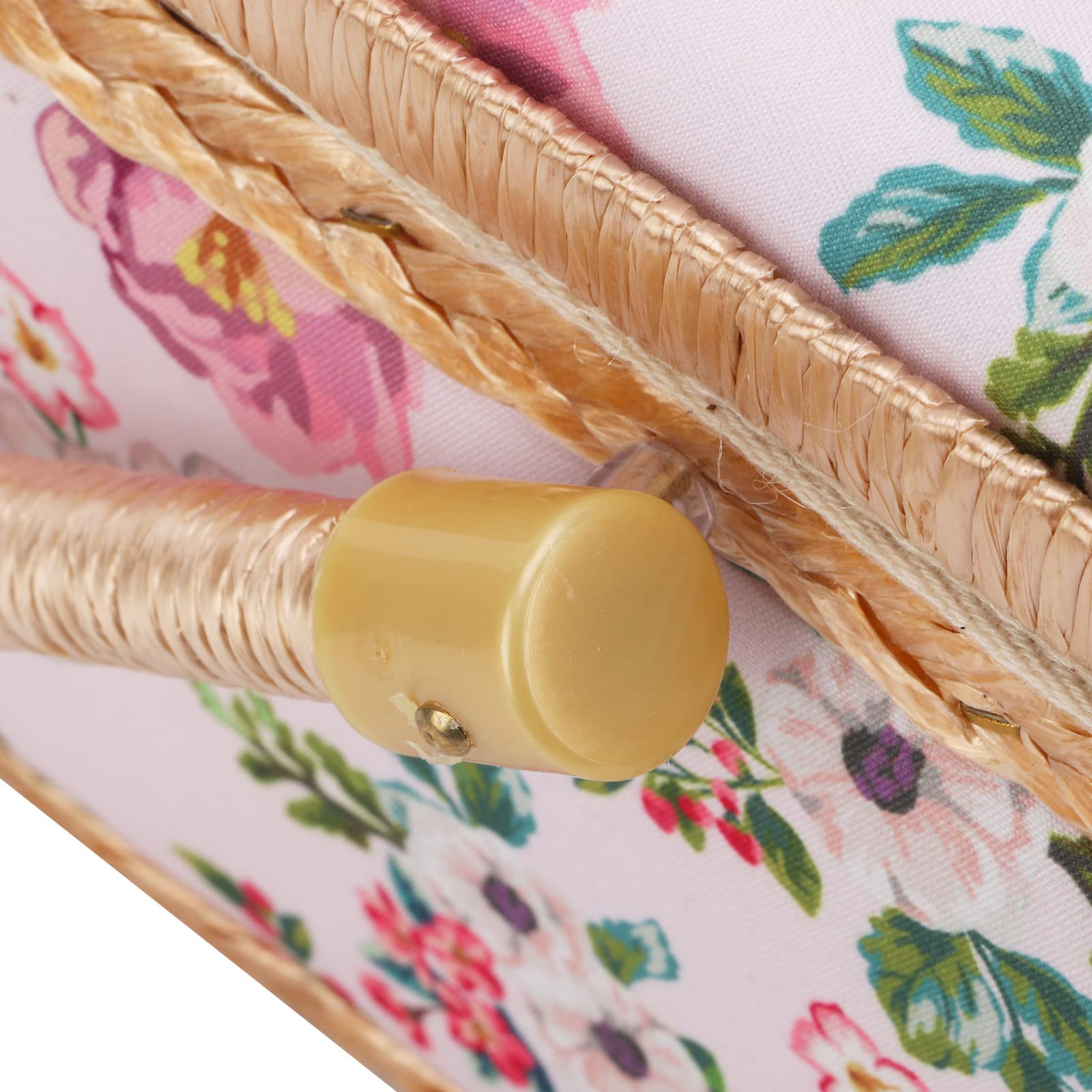 Kosz do Szycia Dwuwarstwowy Zestaw do Szycia o Dużej Pojemności Wygodny Uchwyt Pudełko do Przechowywania Rozmaitości Przenośne Akcesoria Krawieckie do Podróży w Domu