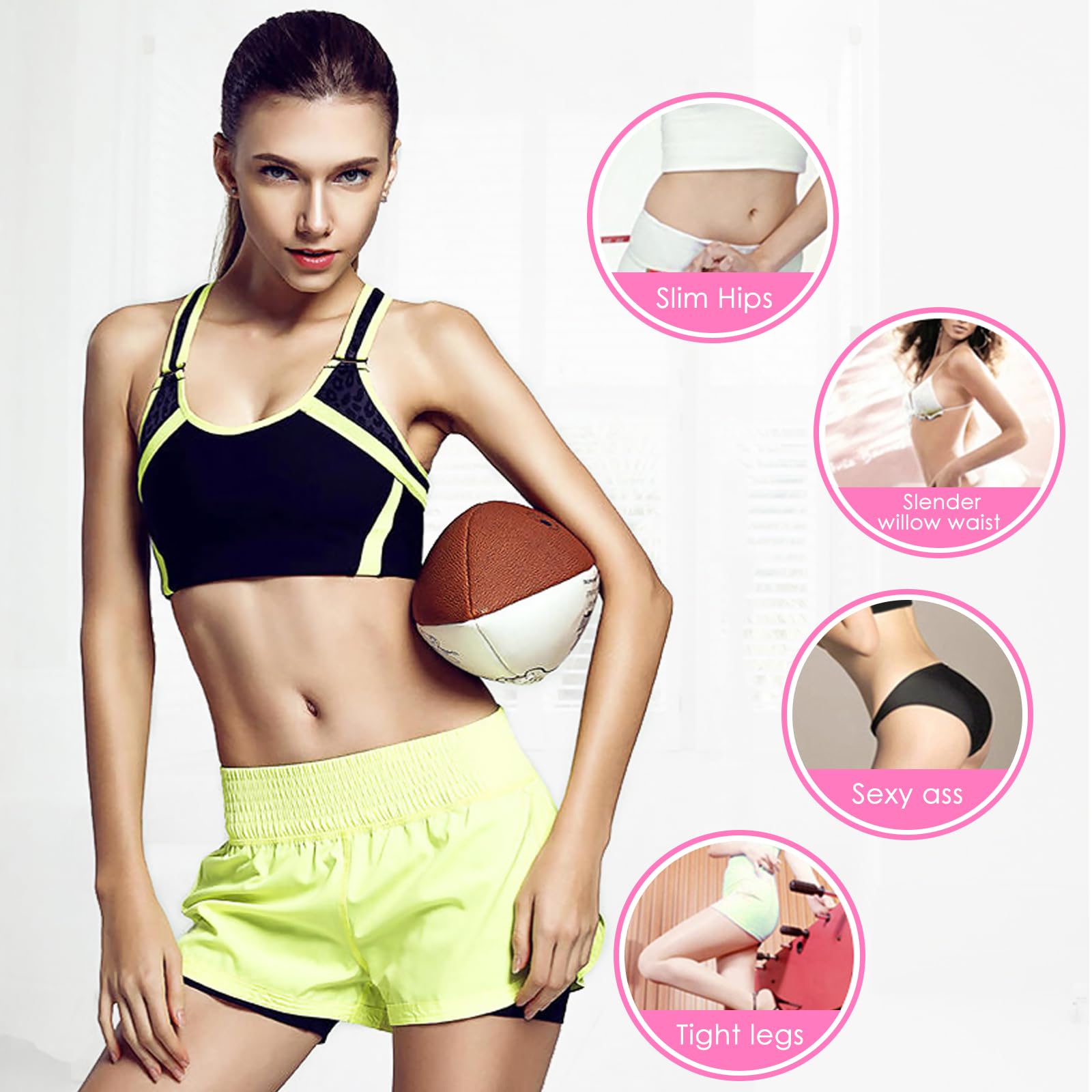 Bande de Résistance Pédale,Guador 2 Pcs 4 Tubes/ 6 Tubes Élastique Fitness Pédales Poignées Cordes à Étirer Traction élastique pour Pédale Jambes étirement Formation Minceur Multifonction Corde