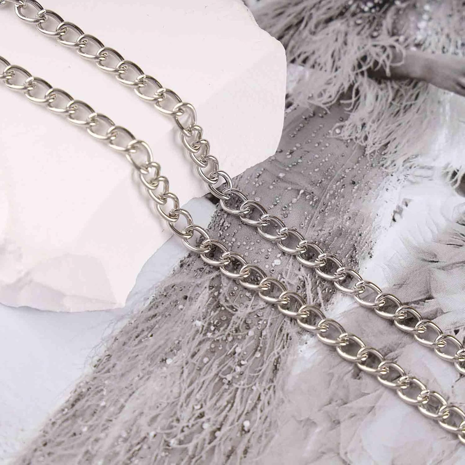 Punk Long Cross Necklace Chain Hollow Cross Pendant Necklace Large Religion Cross Necklace Silver Faith Cross Choker Necklace Jewelry for Women - Image 5