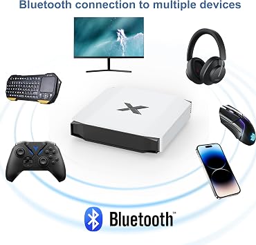 Android TV Box, 4GB RAM 32GB ROM Quad-Core, 4K UHD,HDMI Cable, USB2.0 | High Speed Memory, Quad Core CPU G31 MP2 GPU, Dual WiFi BT5.0, Home Media Player