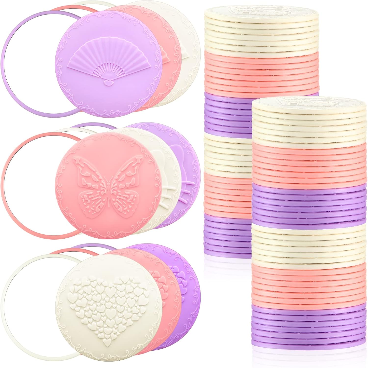 Bucherry 100 Pcs 2.76 Inch 24 Styles Random Pocket Mini