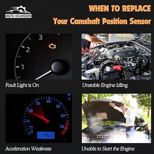 Miniatura 7 de Sensor de posición del árbol de levas de repuesto para Buick Regal Chevrolet Chevy Equinox Malibu HHR Cobalt Pontiac G5 G6 Saturn Sky Vue Ion GMC