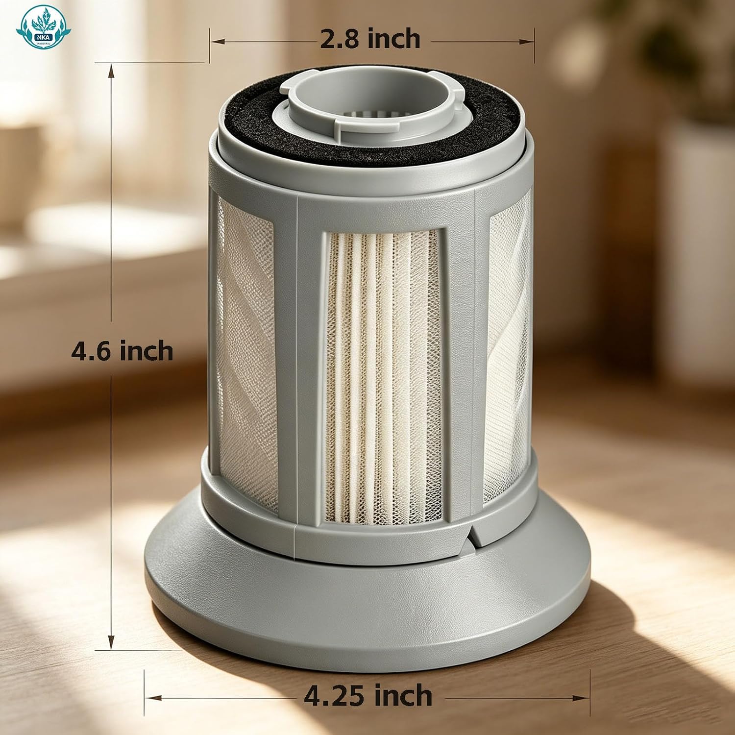 1 Pack Vacuum Filter Replacement Part 1613056, for Bissell Zing 2156 2156A 2156E 21562 1665 16652 1665W, Compatible with Bissell Bagless Canister Vacuum for Daily Use
