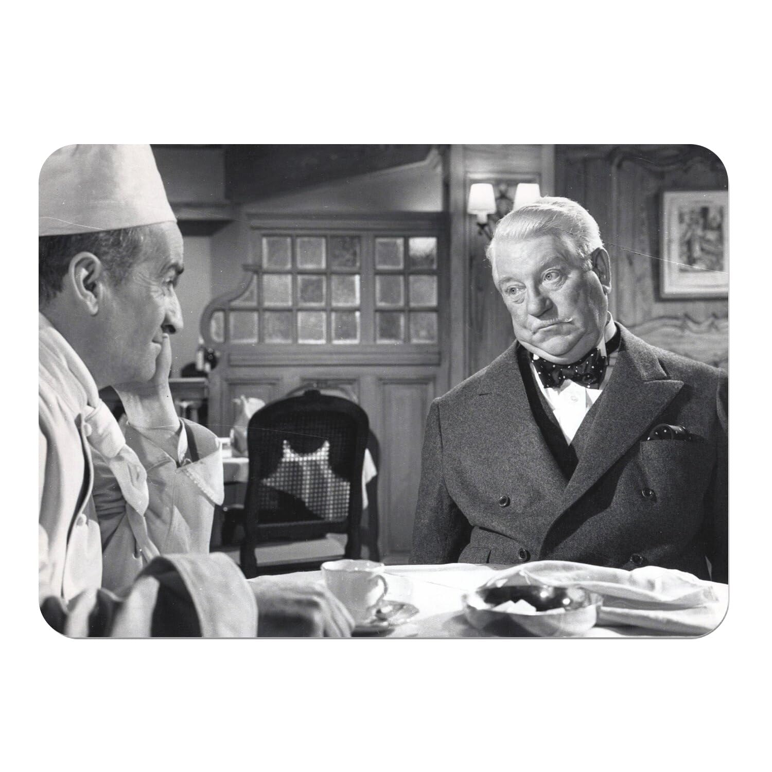 Sets de table souples en liège grand format Jean Gabin de film français nostalgique x4