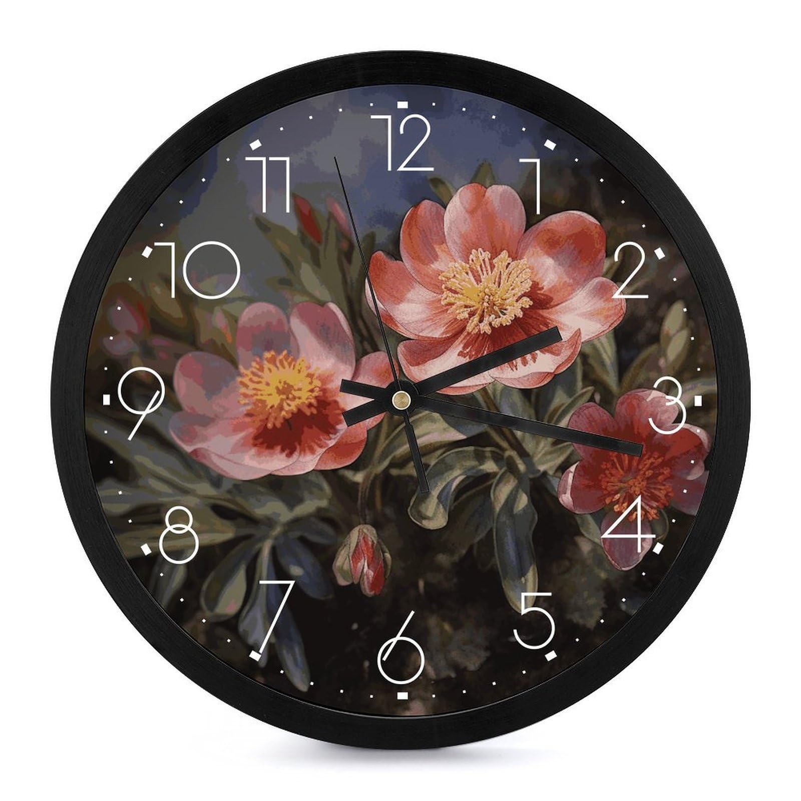 Horloge murale numérique pour salon et chambre à coucher calme
