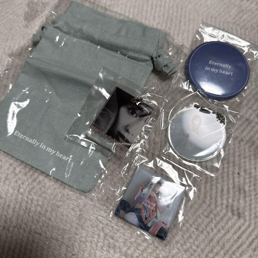 Haruka Fukuhara Fan Event Drawstring Can Badge Keychain Magnet Raw Photo