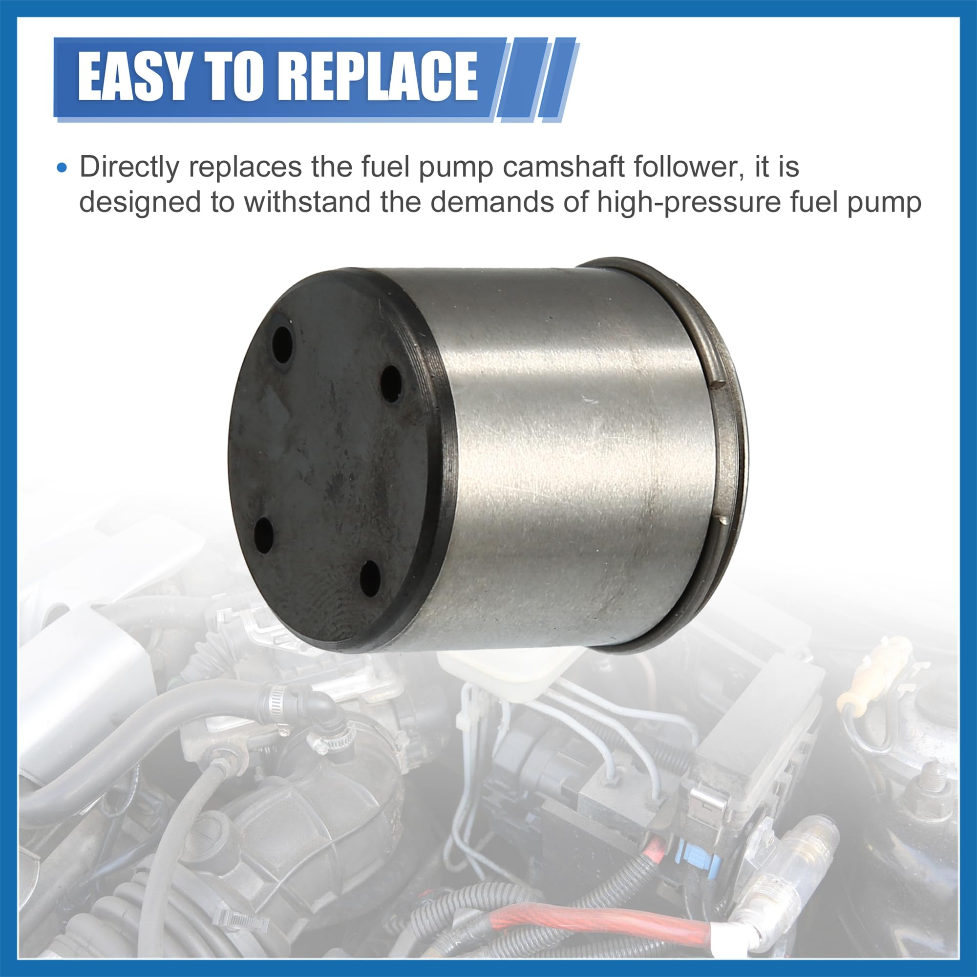 A ABSOPRO 1 Set Carburant Pompe Tappet Cam FolInférieur pour Audi 06D109309C Métal Caoutchouc Remplacement d'article
