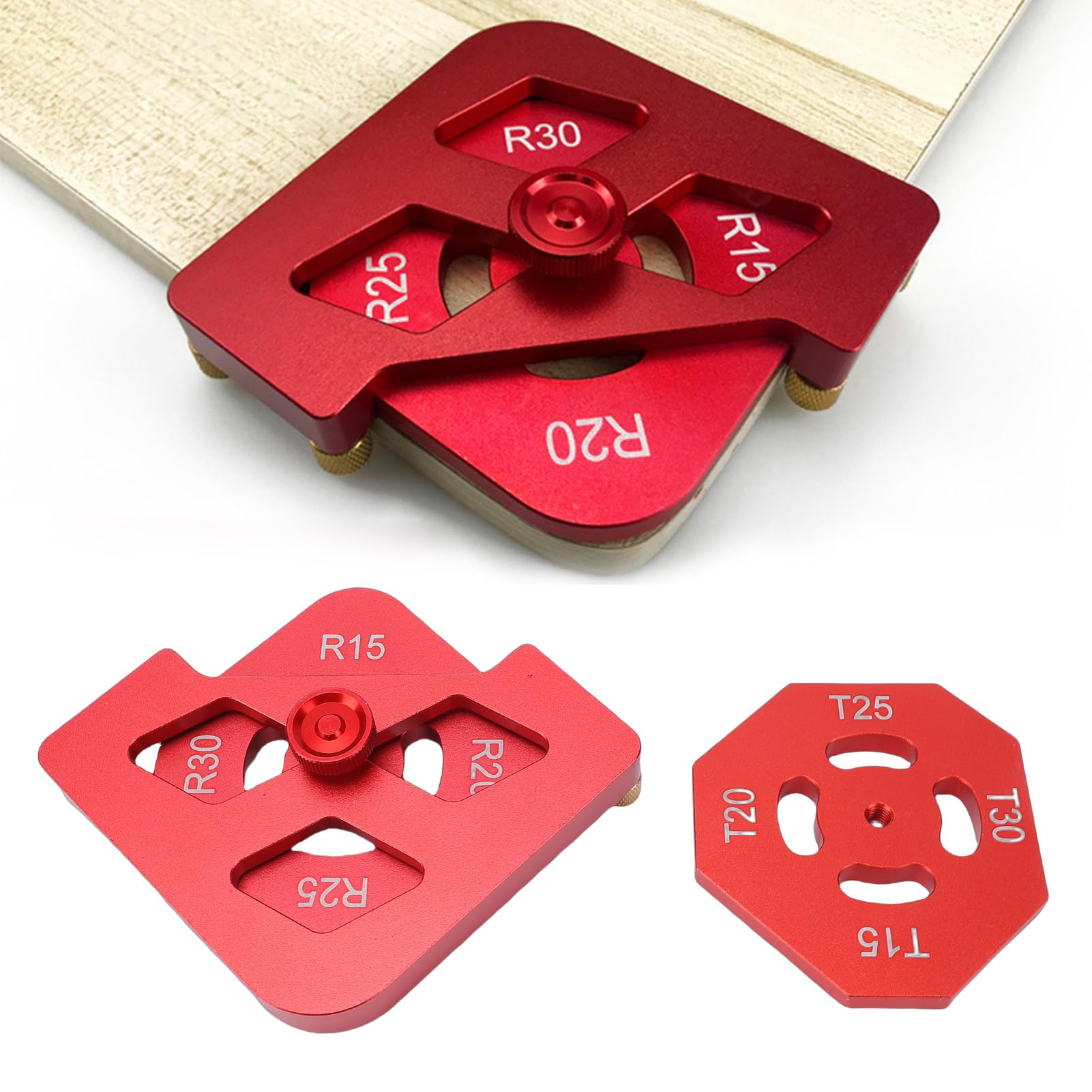 Set di Sagome per Angoli Arrotondati, R15 R20 R25 R30