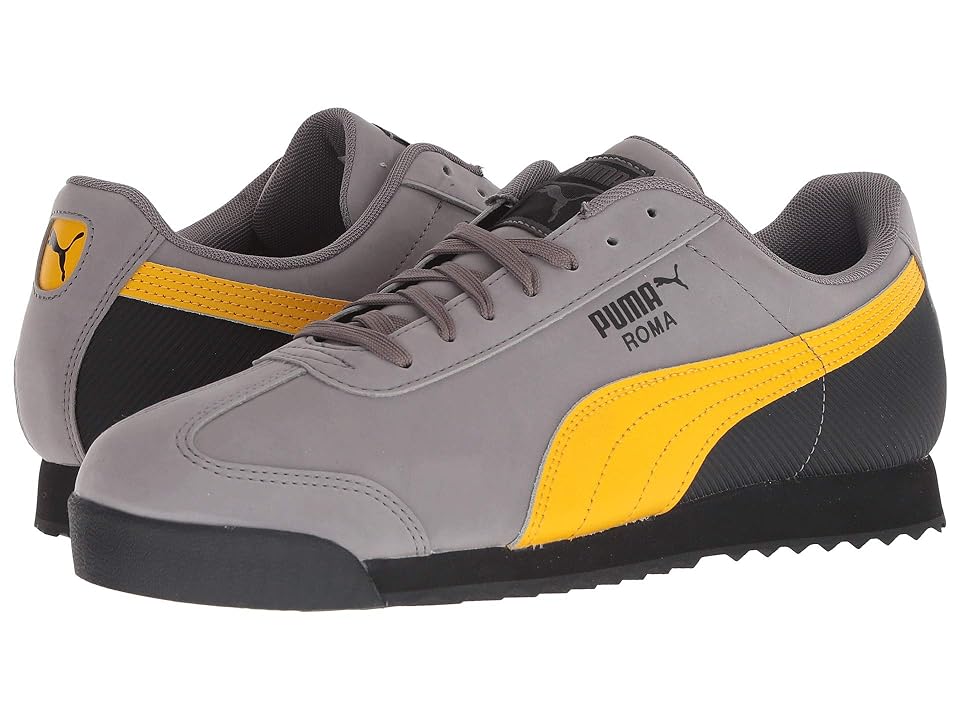 

PUMA Roma Retro NBK (Steel Gray/Spectra Yellow/Puma Black) Men's Shoes