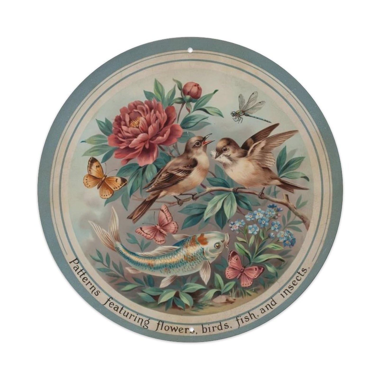 Garden-Botanical Metal Tin Sign Plaque