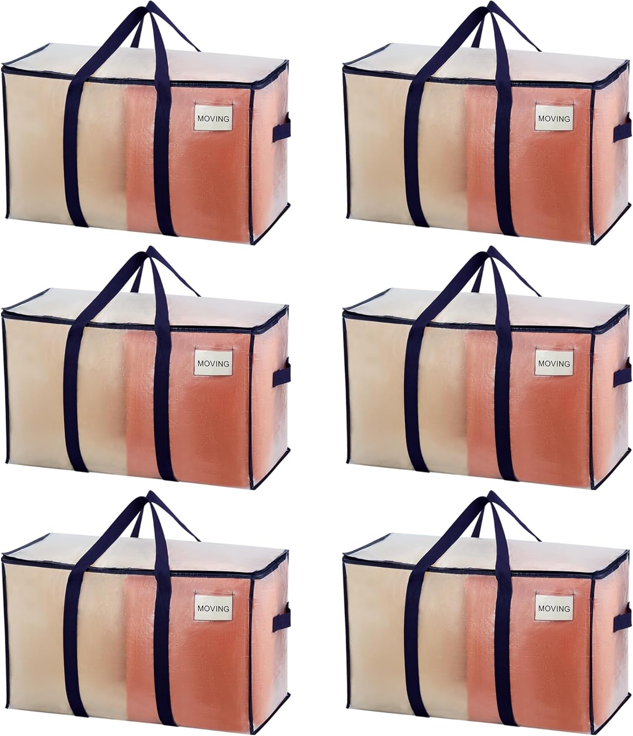 VENO 6 Pack Moving Bags, Heavy...