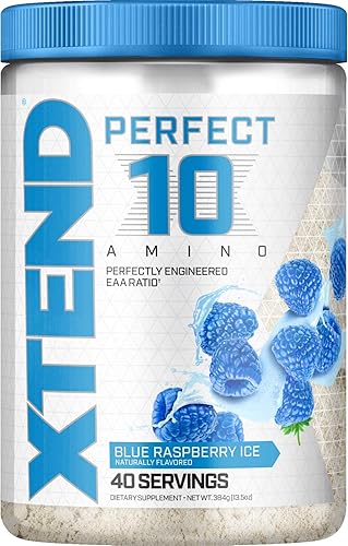 XTEND Perfect 10 Amino EAA Powder Fruit Punch 018oz de aminoácidos esenciales aminoácidos de cadena ramificada electrolitos para alimentar la