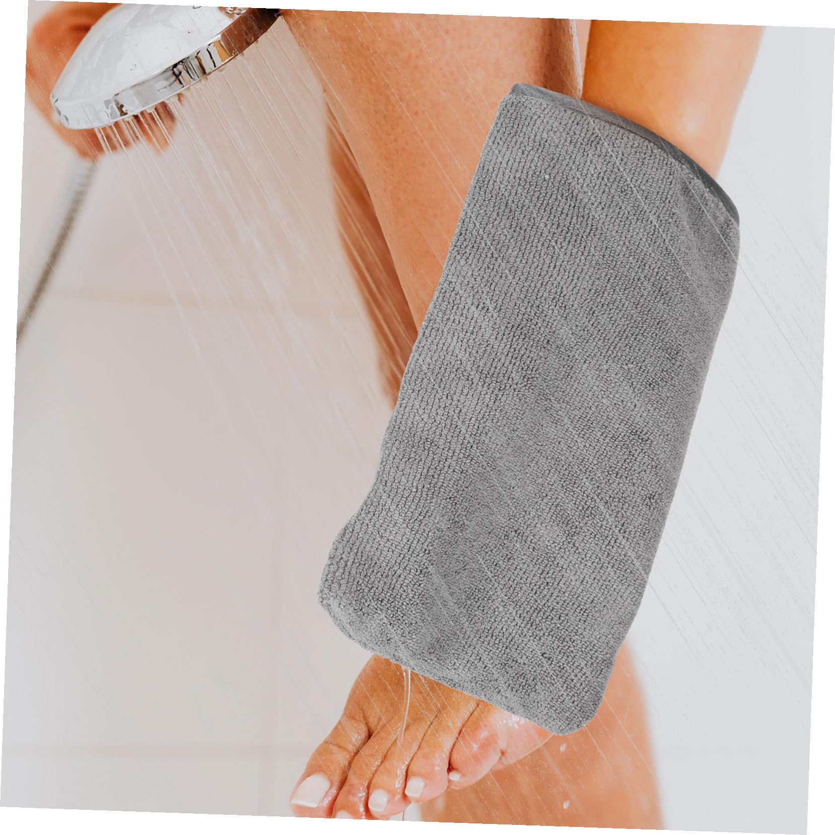 6 Stück Peelinghandschuhe aus Superfaser für Dusche und Reinigung | Waschbar, Sanfte Anwendung der Haut, Tiefenreinigend, Praktisches Zubehör für Badpflege