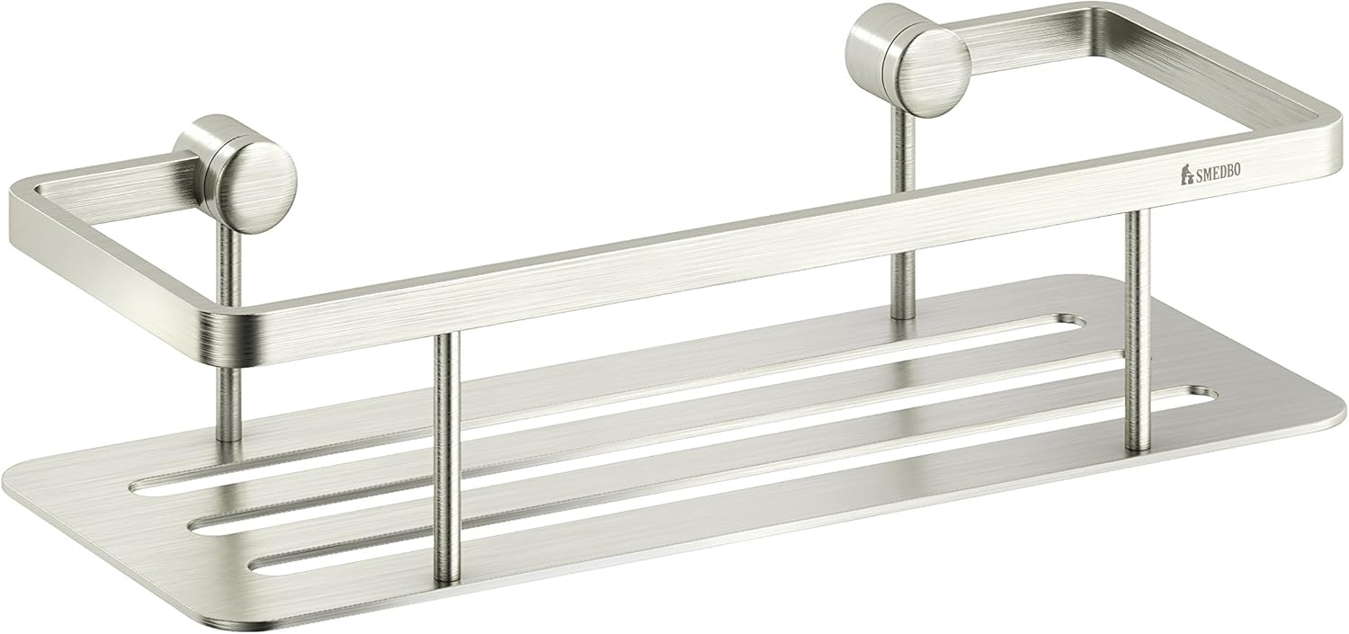 Smedbo D3001N Design Shower Basket, Brushed Nickel