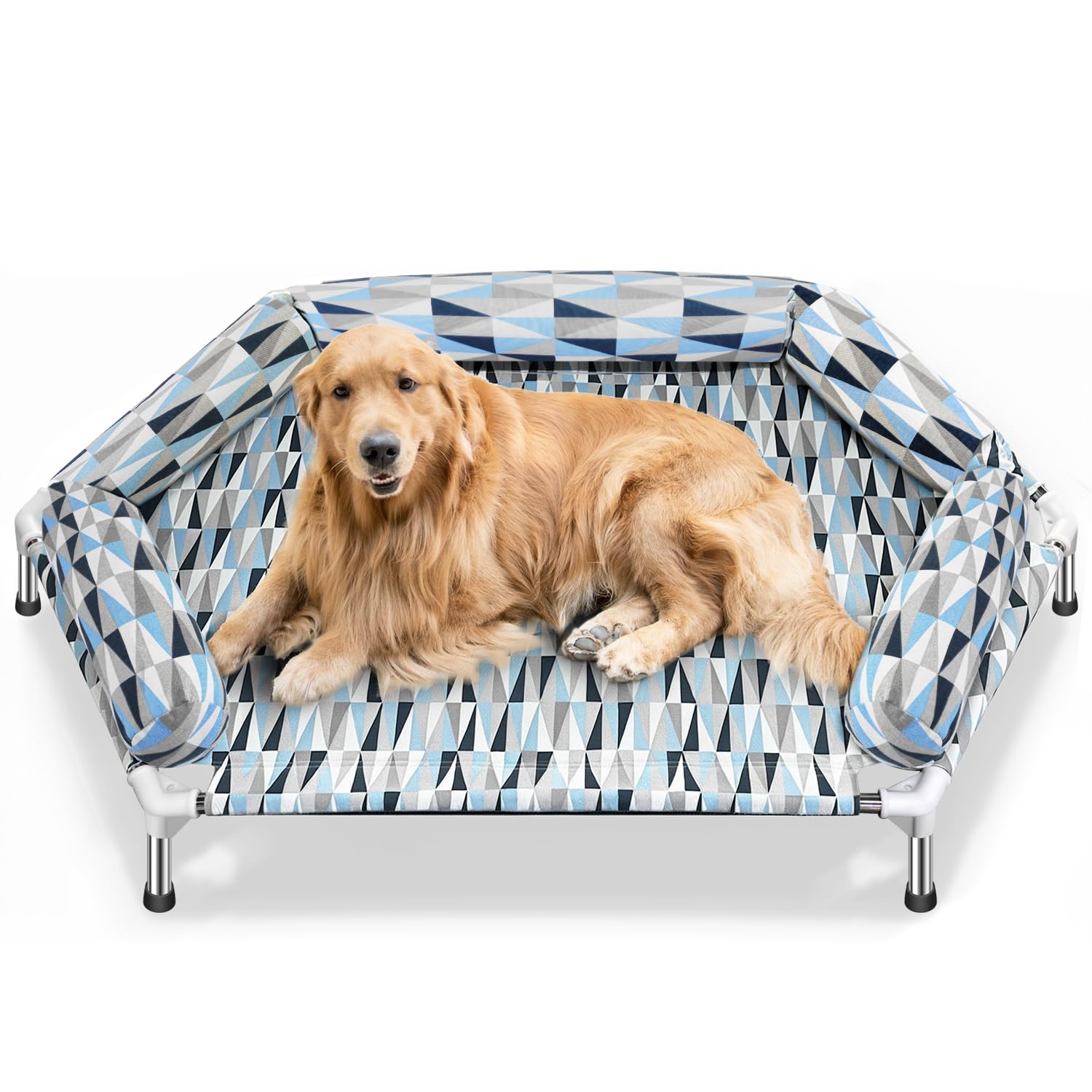 Pyowmgd improve Dog Bed with Bolster