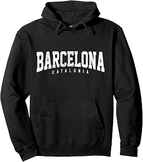 Barcelona Spain Holiday Souvenir Pullover Hoodie