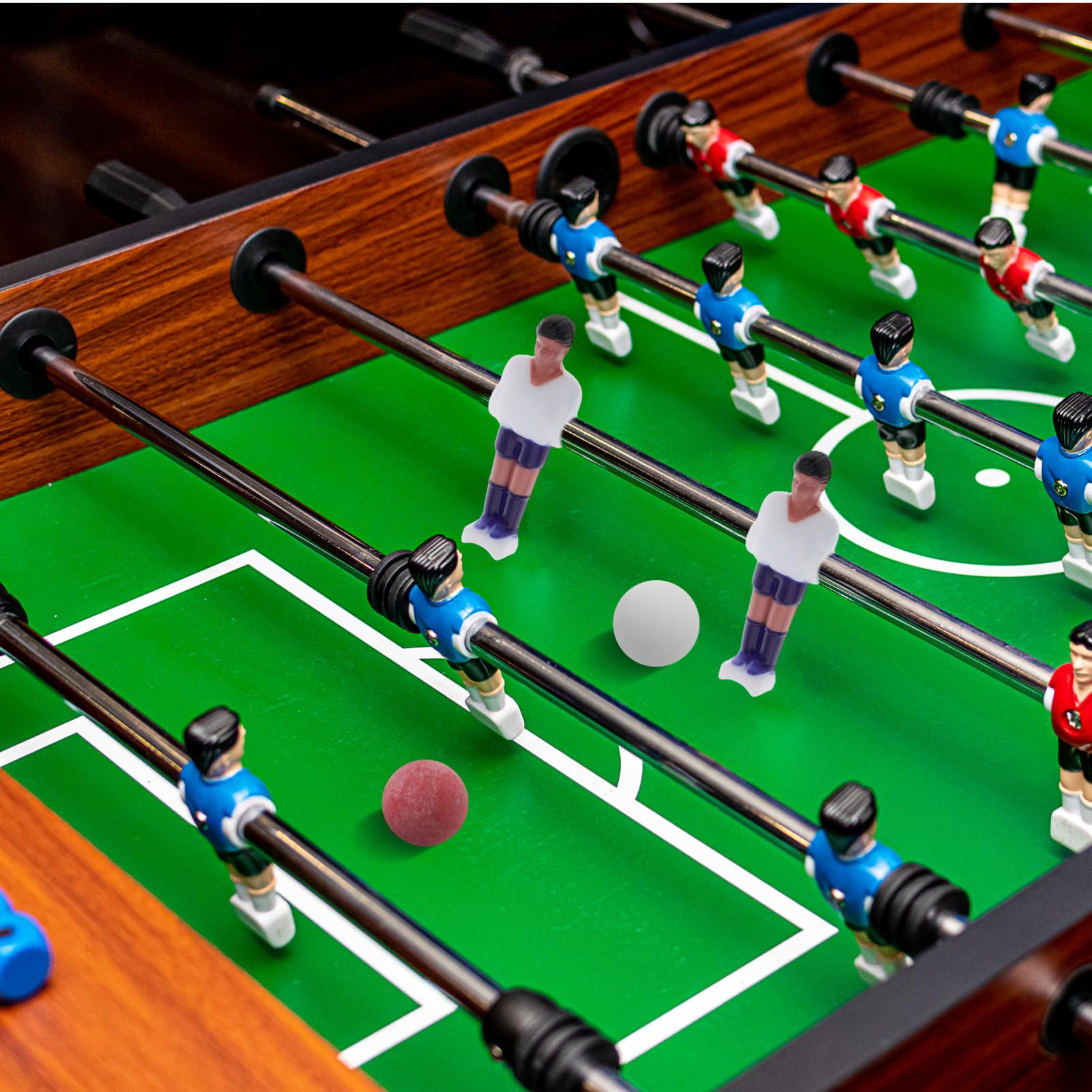 SUPVOX 10pcs Foosball Table Player Dolls Mini Football Players Replacement Enhance Your Game Lifelike Soccer Figures