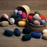 Vista 9 de Superwash - Juego de 3 madejas de hilo de lana 100% pura (5.25 onzas), peso DK, procedente directamente de Perú, celestial suave y perfecto