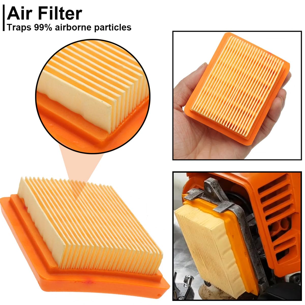 ZAMDOE Carburador para STIHL FS400 FS450 FS480 SP400 SP450 desbrozadoras | Pieza de carburador 4128 120 0607, C1Q-S34H, 4128-120-0651, 4128 120 0602, con filtro de aire y bujía