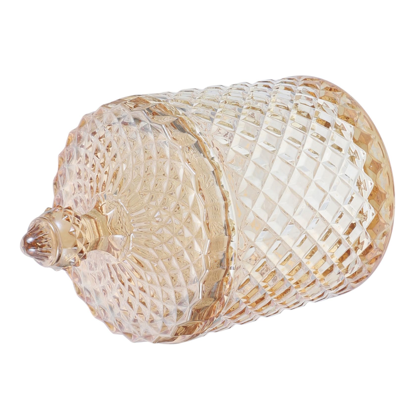 Alipis Boîte de Rangement en Verre à Double Couche avec Couvercle 1pc | Rangement Ménager, pour Noix et Fruits Secs, Design Délicat, Bocal Cuisine Couleur Aléatoire