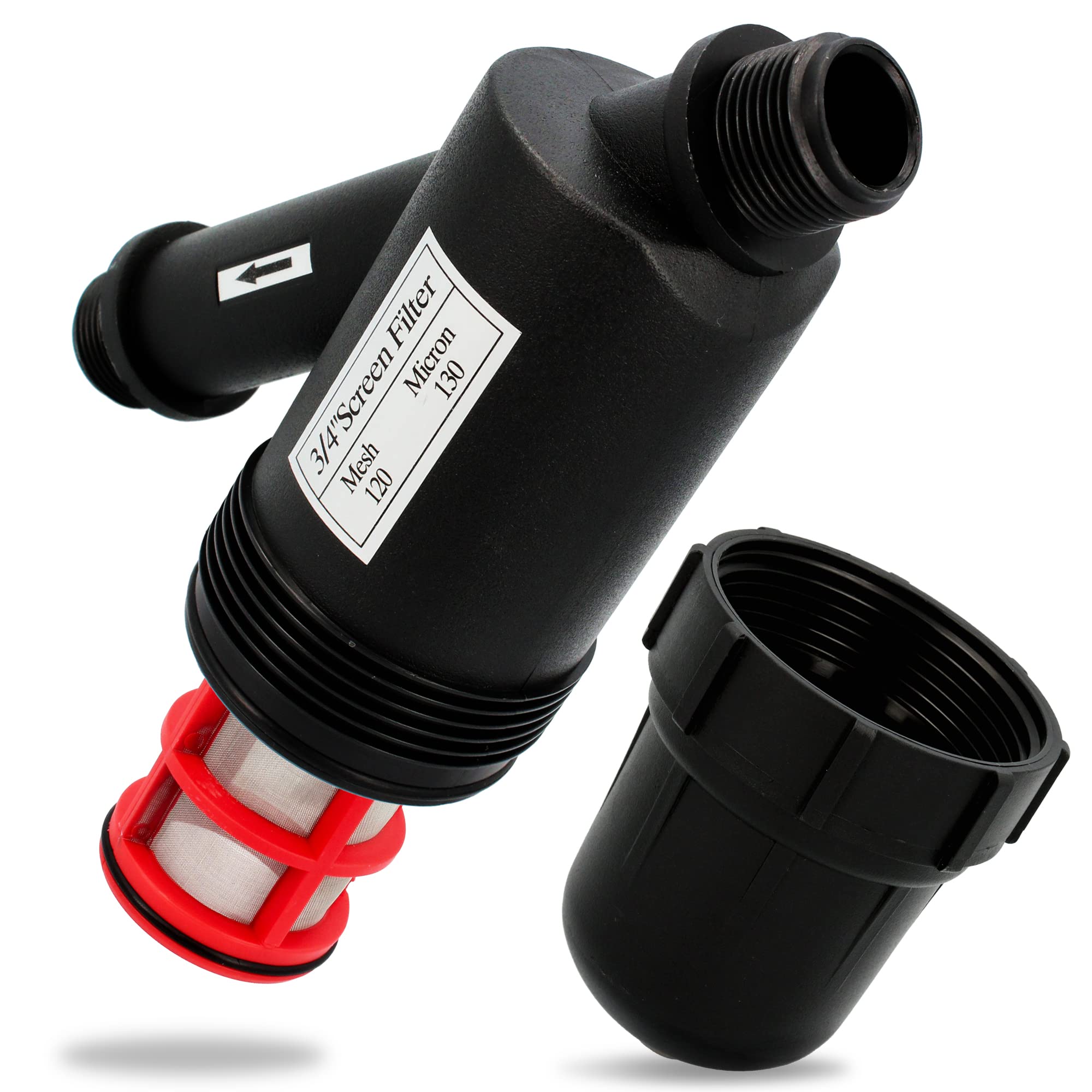 Filtr siatkowy Filtr nawadniający 120 MESH 3/4" AG Filtr wodny Siatka do kropielnicy System nawadniania ogrodów Sprężynowy system zraszający Filtr do pompy wodnej Hydrofor Zapobiega zanieczyszczeniom