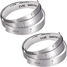 uxcell Center Finding Ruler 6-inch Table Sticky Adhesive Tape Measure, Aluminum Track Ruler with Holes, (from The Middle) 2pcs