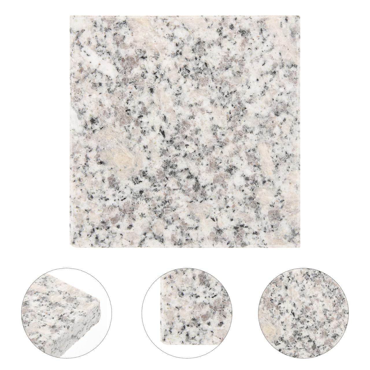 YARNOW 2 Stück Marmorplatte Kühlbrett Für Kleintiere Hamster Meerschweinchen Sommer Haustier Kühlung Tierbedarf Tragbare Kühlmatte 3.54X3.54X0.67In