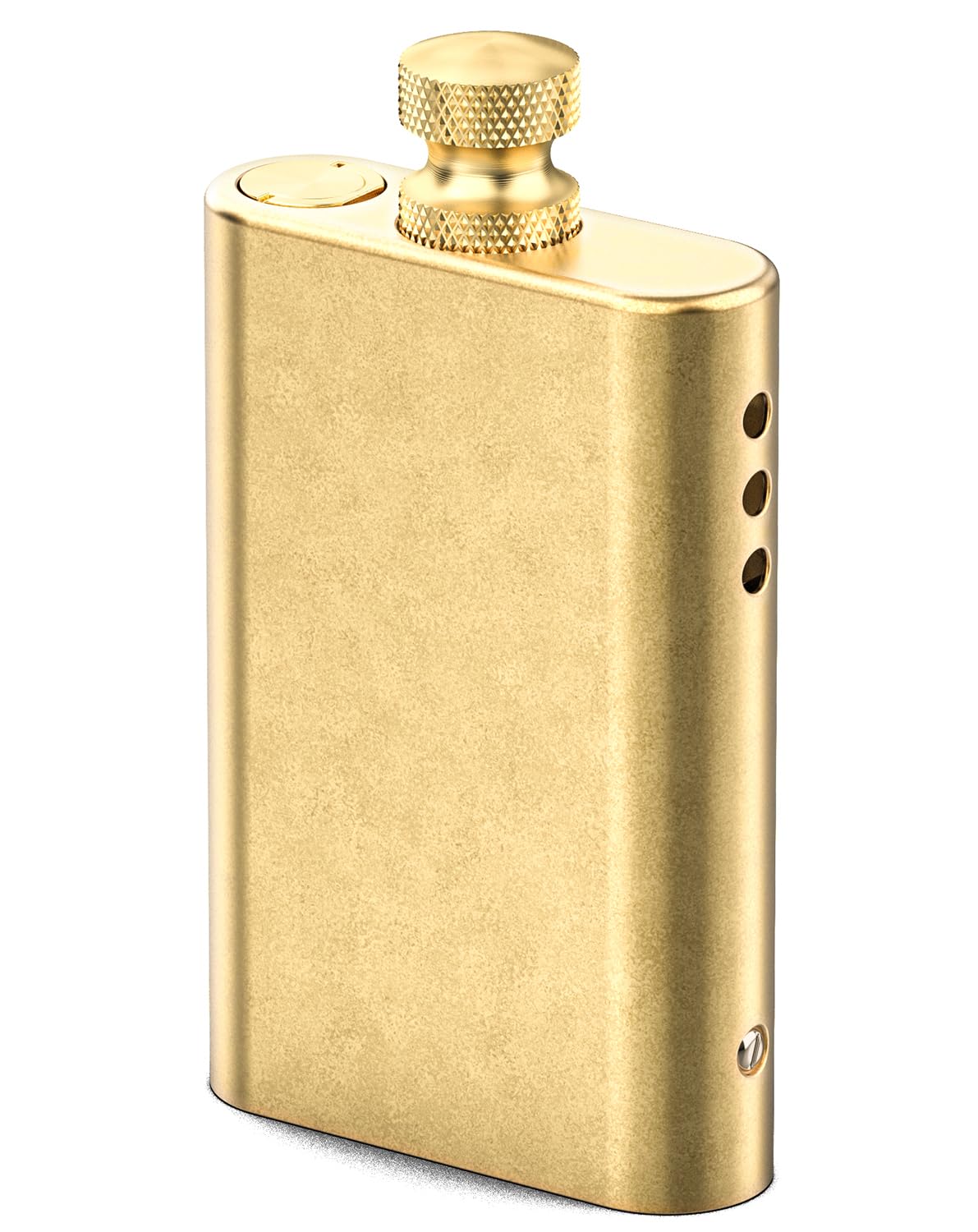 Vvay Gold Unique Petrol Lighter, Brass, Sold Without Fluid