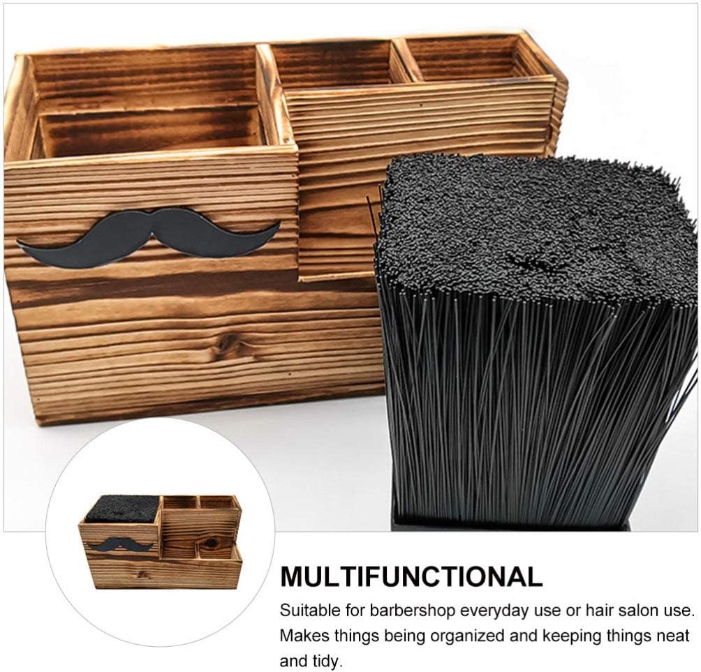 Wooden Hair Scissors Large Storage Box, Shear Holder for Hair Salon, Wooden Barber Table Collector for Hairdressing Combs Clips Scissors