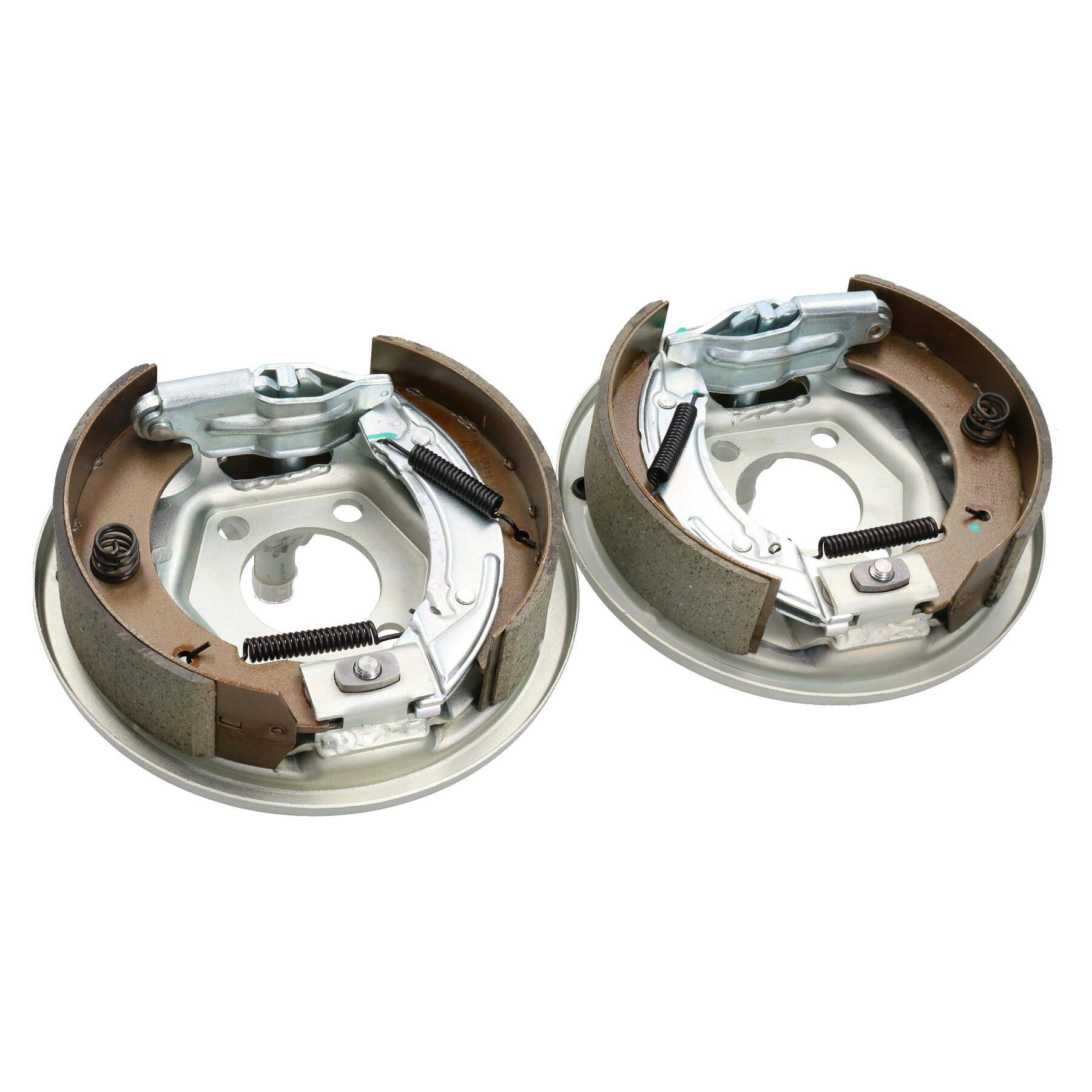 AB Tools Pair Complete Bolt on Brake Shoe Back Plates for Ifor Williams 200 x 50mm Drum