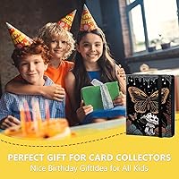 Vista 5 de Carpeta de tarjetas de 4 bolsillos con capacidad para 160 tarjetas, carpeta de álbum de coleccionista de libros de tarjetas para Yugioh, MTG, TCG