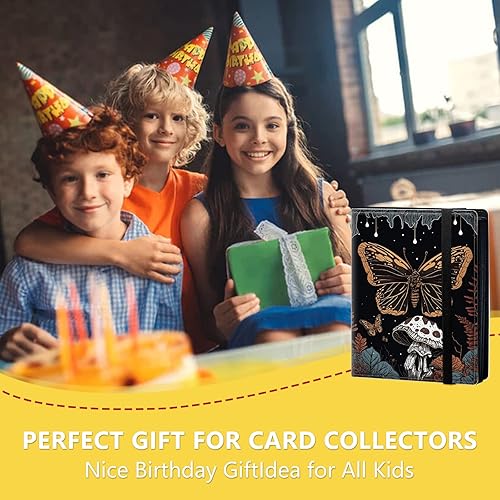 Miniatura 5 de Carpeta de tarjetas de 4 bolsillos con capacidad para 160 tarjetas, carpeta de álbum de coleccionista de libros de tarjetas para Yugioh, MTG, TCG,