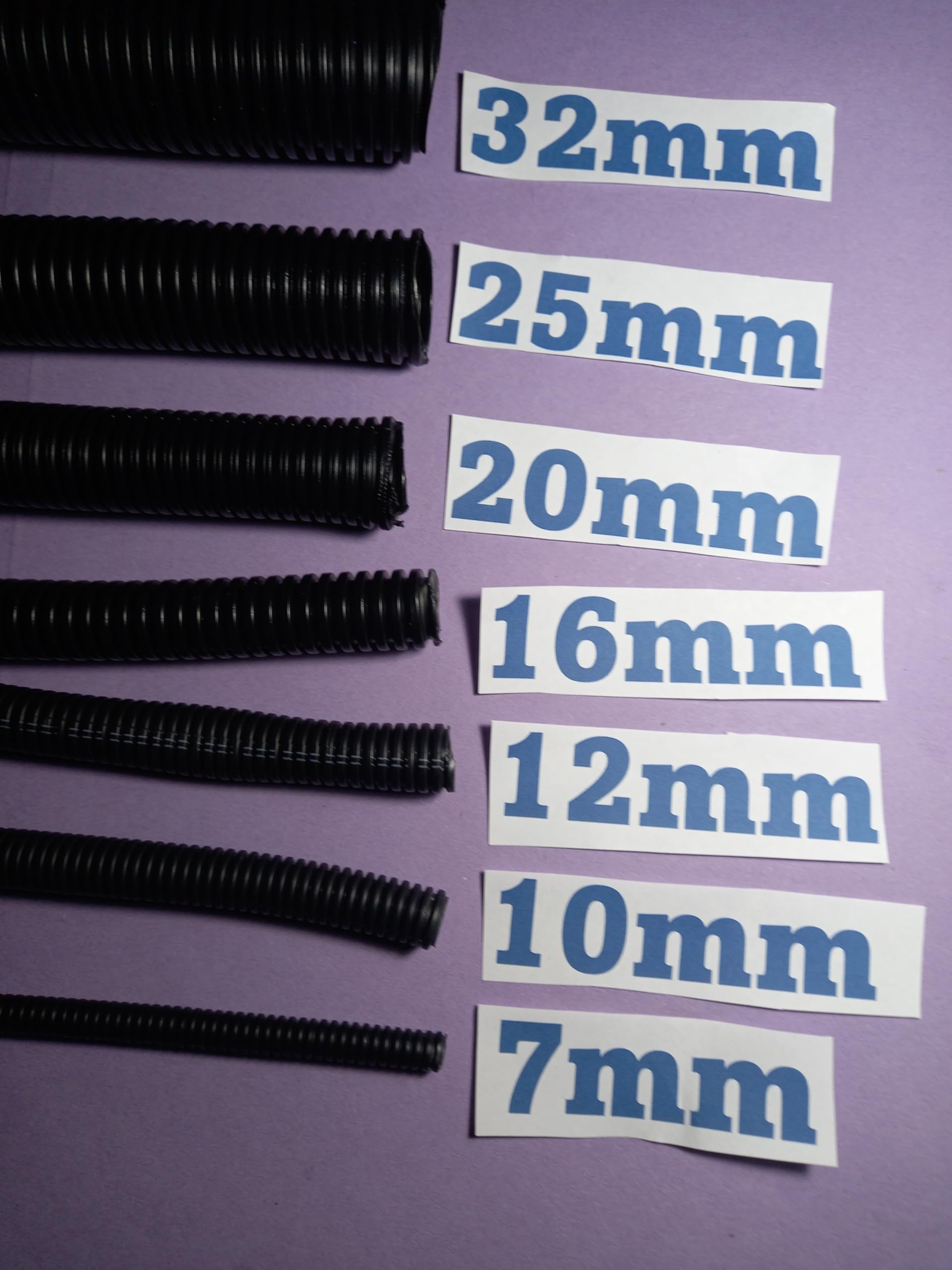 Flexible Conduit Outdoor Cable Contractor Pack 32mm 10M Coil - Underground Burial, External Trunking, Electrical Ducting, Hose Pipe Wire Protection. FAST DELIVERY