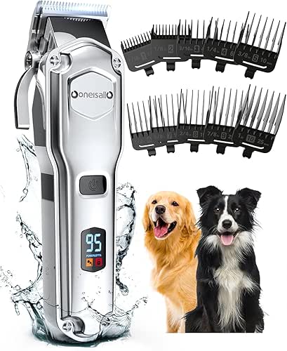 oneisall Dog Clippers for Grooming for Thick Heavy Coats/Low Noise