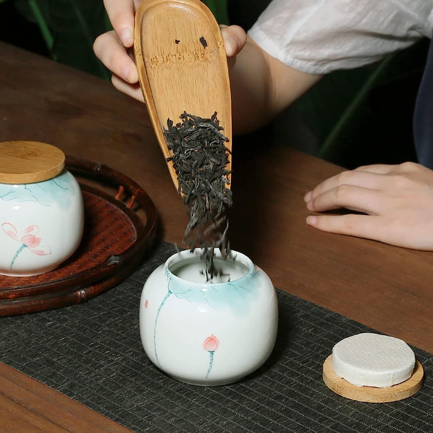 Pot à Sucre / Sucrier, Décor Vendanges - Patrick Frey, En Porcelaine De Limoges 221332