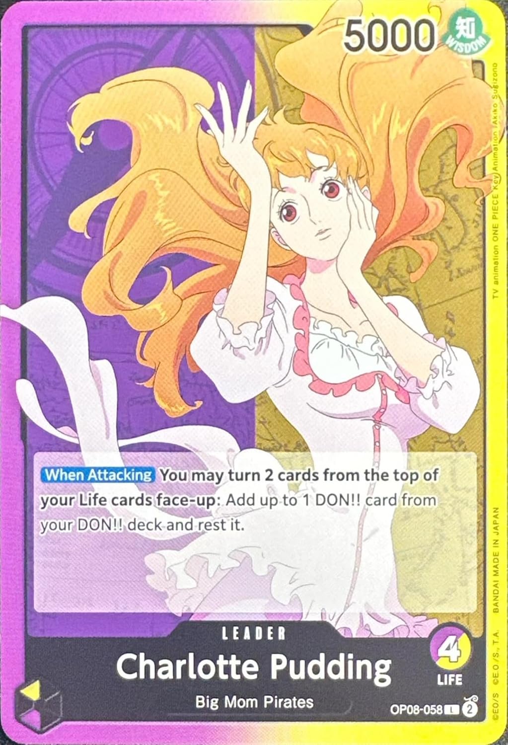Amazon.com: Generic One Piece Collectible Card - Leader Charlotte ...