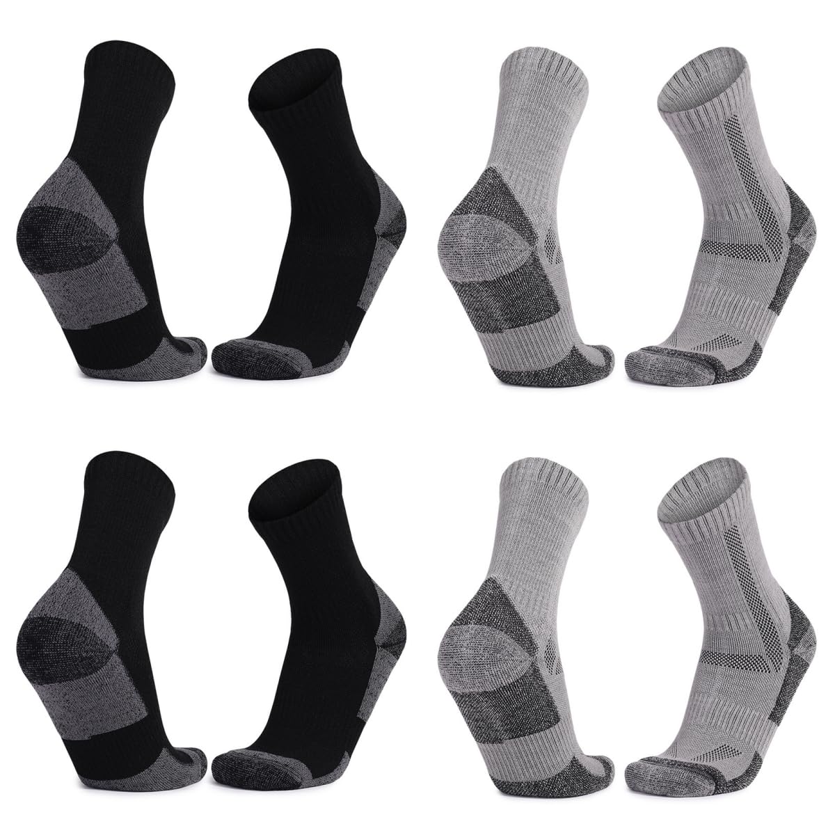 Herren-Crew-Socken Warme Sportsocken Für Herren In Der Mitte Der Wade, Verdickte Schneeskisocken