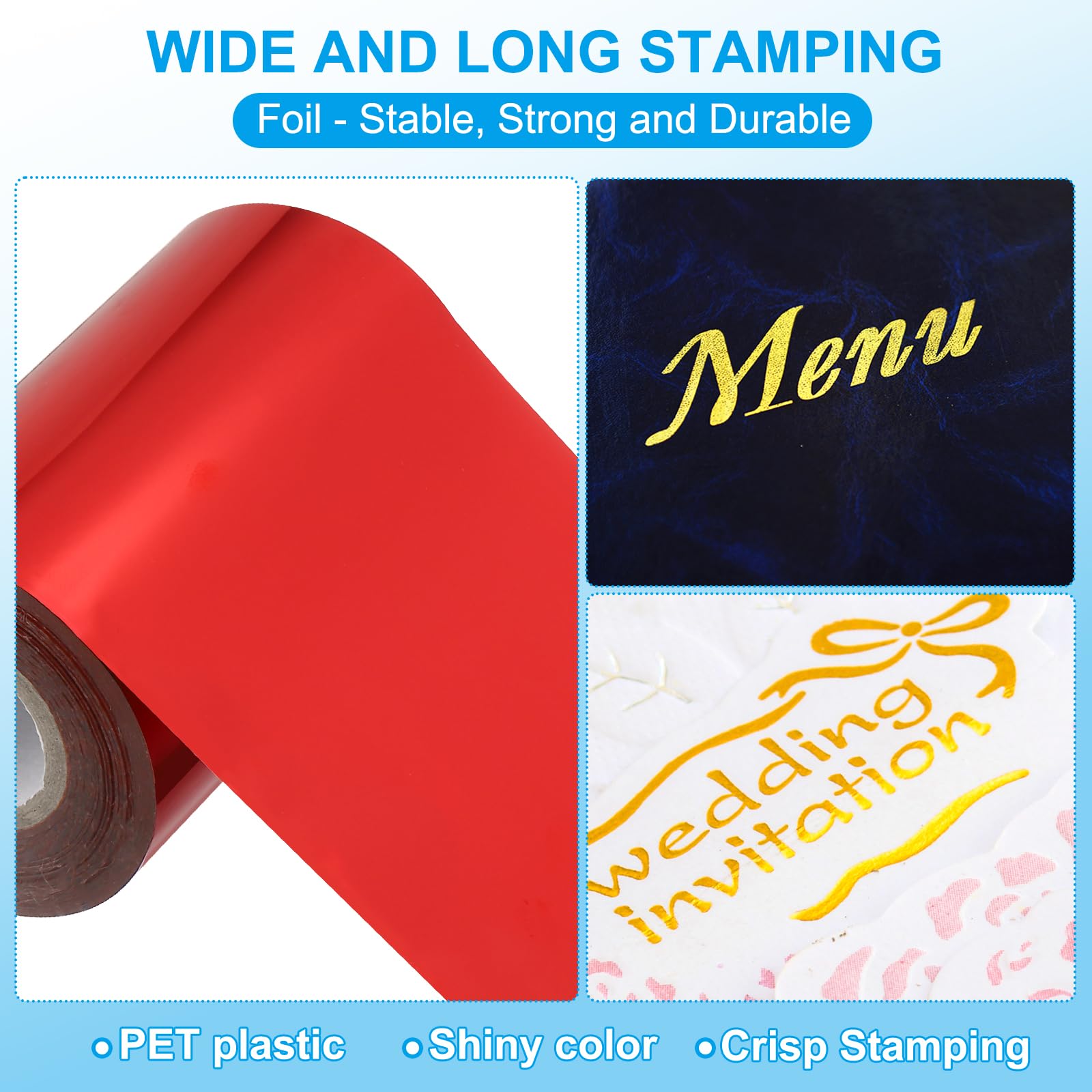 PATIKIL 2" x400Ft Hot Stamping Foil Paper - Image 3