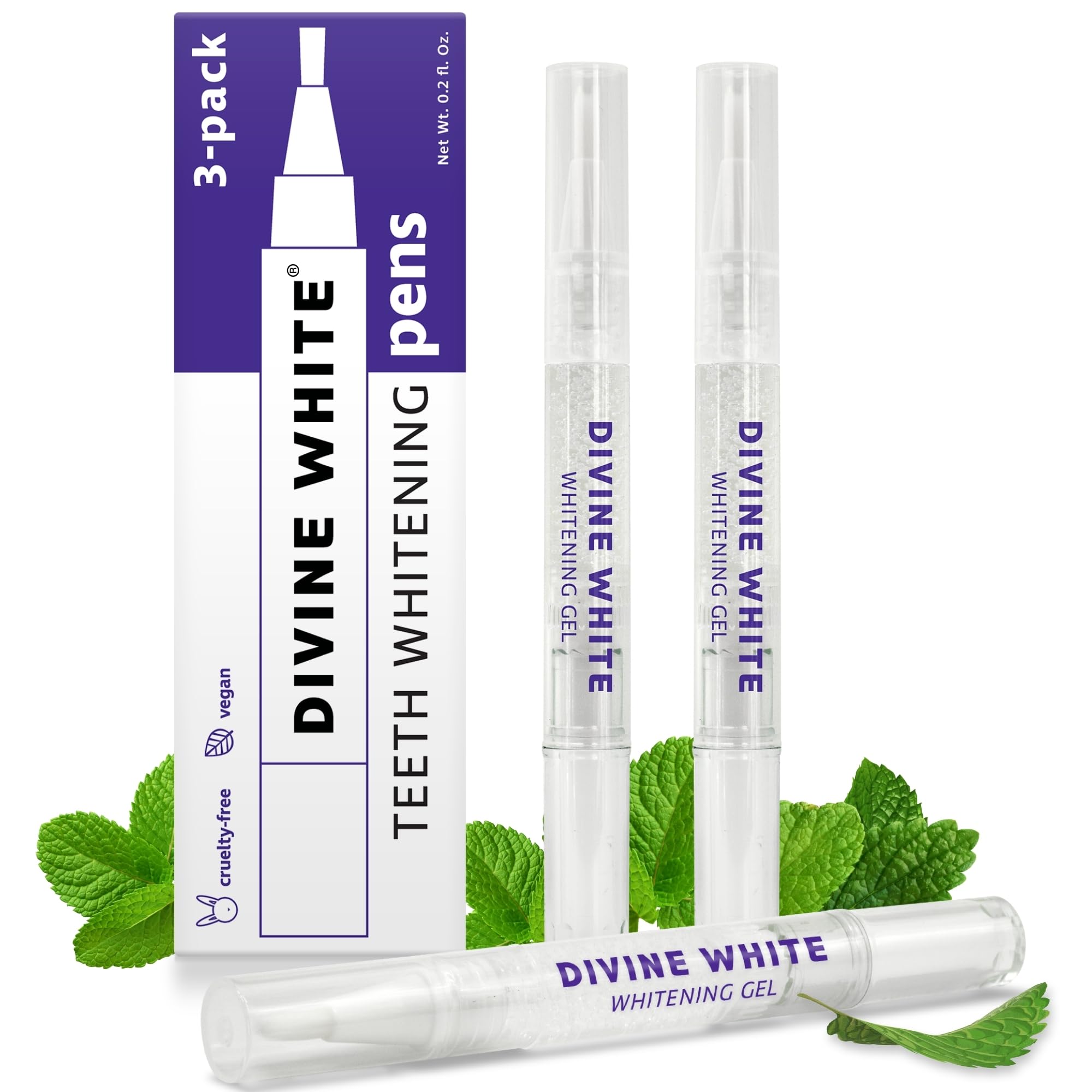 Snow Teeth Whitening Gel Pen with Brush Tip Applicator Includes 36 Carbamide Peroxide Compact Design Travel Friendly Beautiful