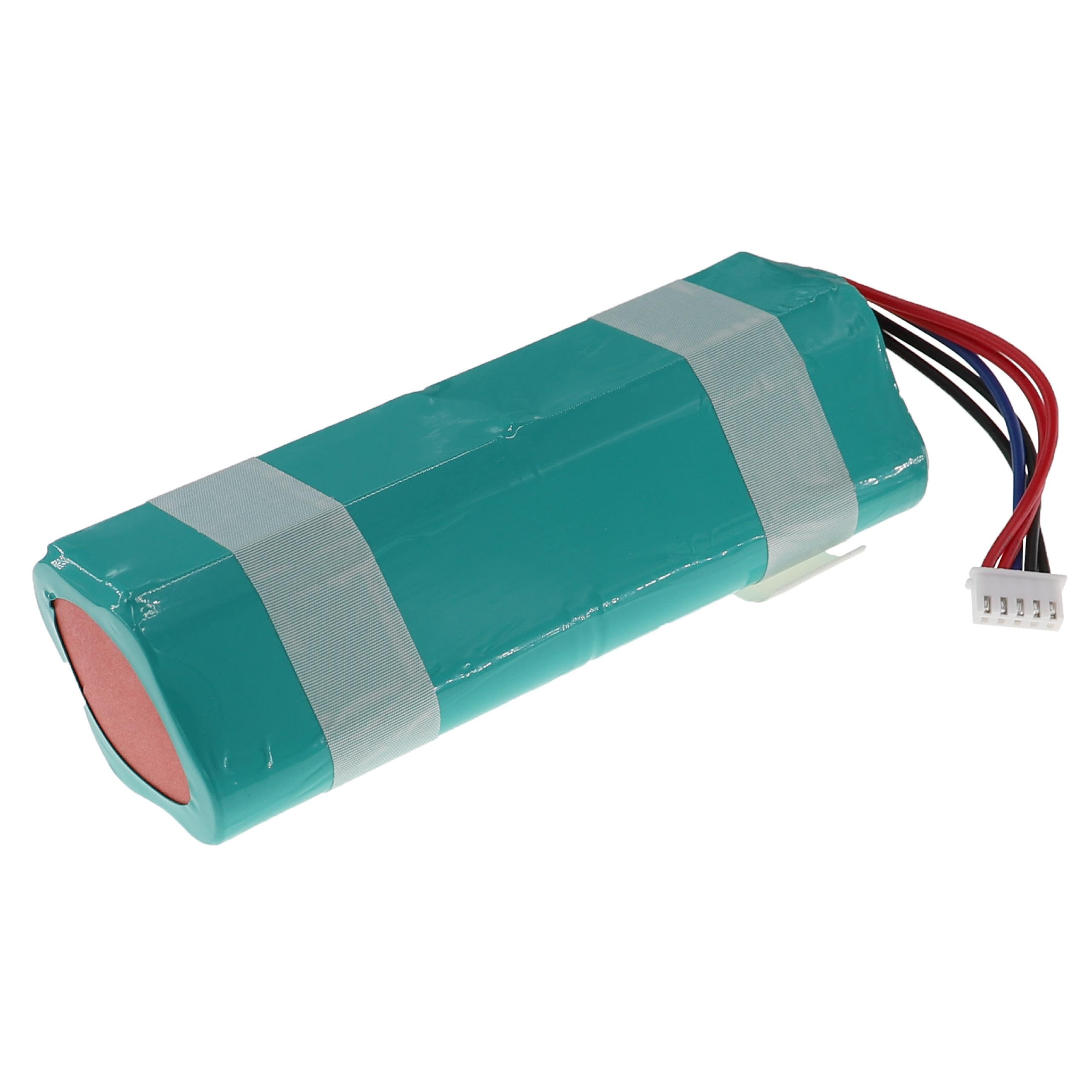 vhbw Akumulator kompatybilny z robotem odkurzającym Ecovacs Deebot Ozmo 9, 920, 950, turkusowy (5200 mAh, 14,4 V, litowo-jonowy)