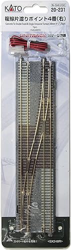 KATO Nゲージ 複線片渡りポイント4番 右 20-231 鉄道模型用品