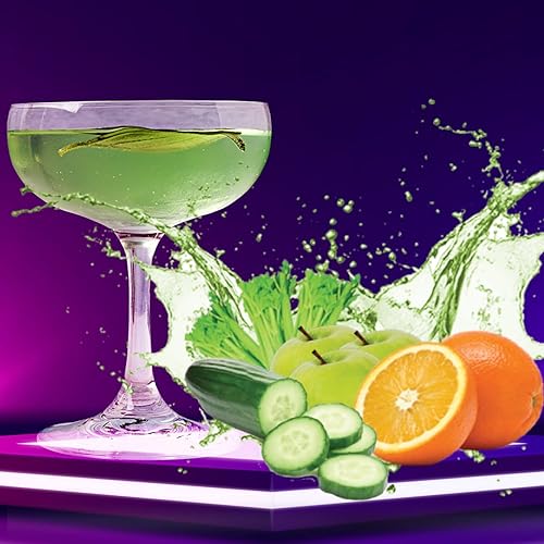 Miniatura 5 de Season STORY Coupe - Juego de 2 copas de cóctel (8 onzas), juego de champán de cristal para beber martini, margarita, cócteles, vasos de tallo,