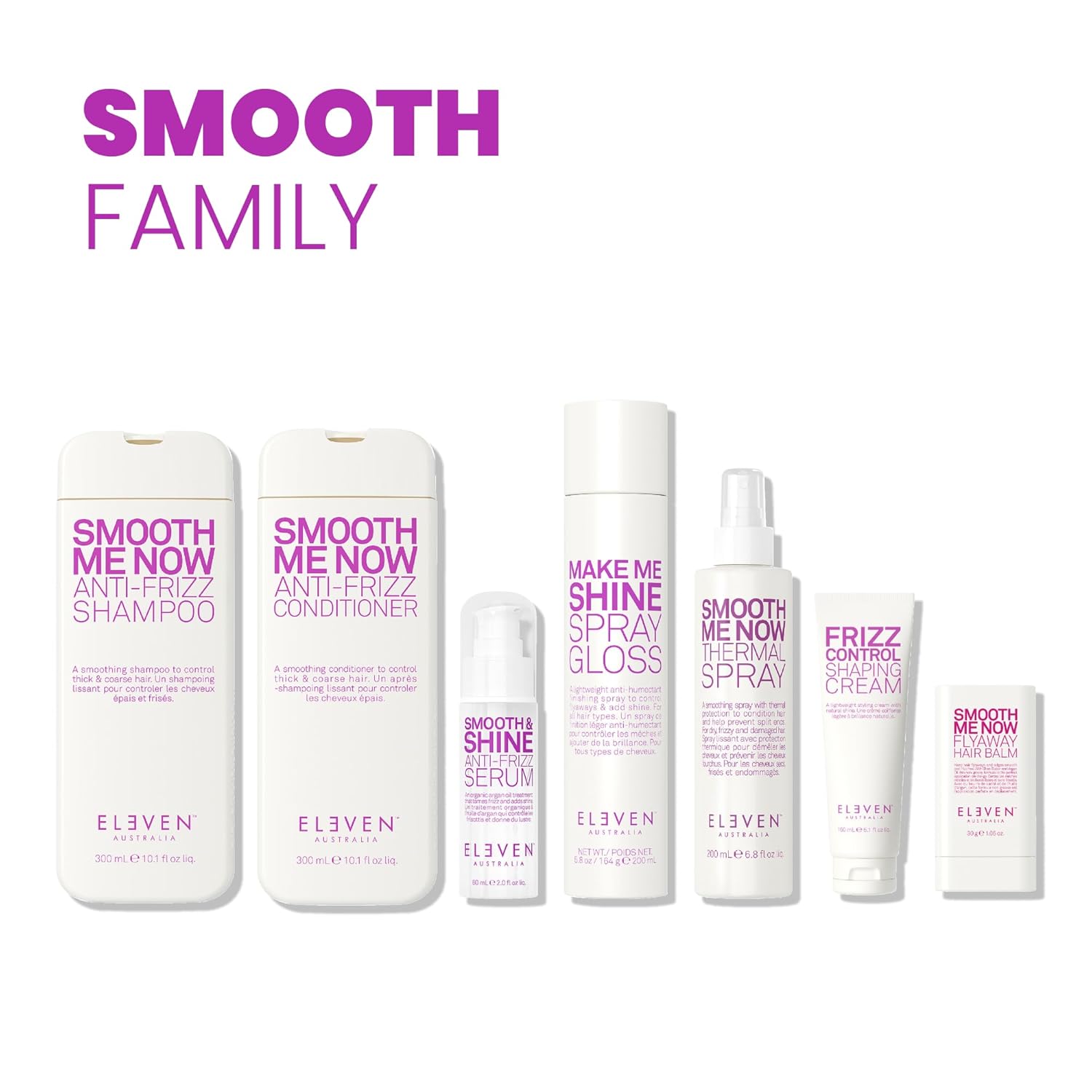 ELEVEN AUSTRALIA Smooth Me Now Anti-Frizz Shampoo for Frizz Control, Smoothing Shampoo for Damaged and Frizzy Hair, Moisturizes & Protects, Enhances Smoothness, Sulfate-Free - Image 6